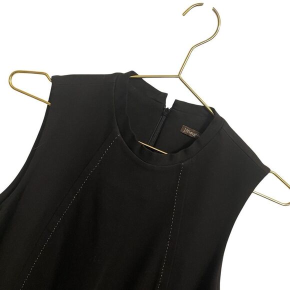 J. McLaughlin Alicia A Line Dress Pockets Black MED NWT - Picture 2 of 7